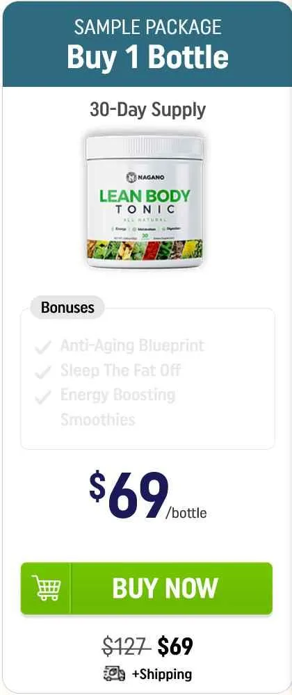 Nagano Lean Body Tonic Buy 1 Bottle